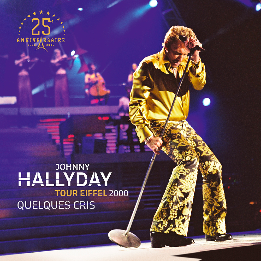 JOHNNY HALLYDAY - 45T QUELQUES CRIS - LIVE TOUR EIFFEL 2000 - EXCLUSIVITÉ STORE