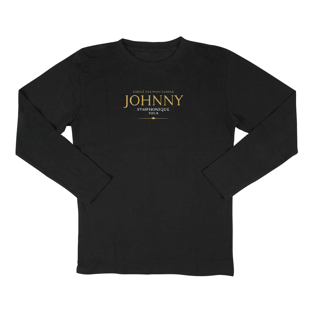 Johnny Symphonique Tee-shirt Manches Longues Noir (nouvelle version)