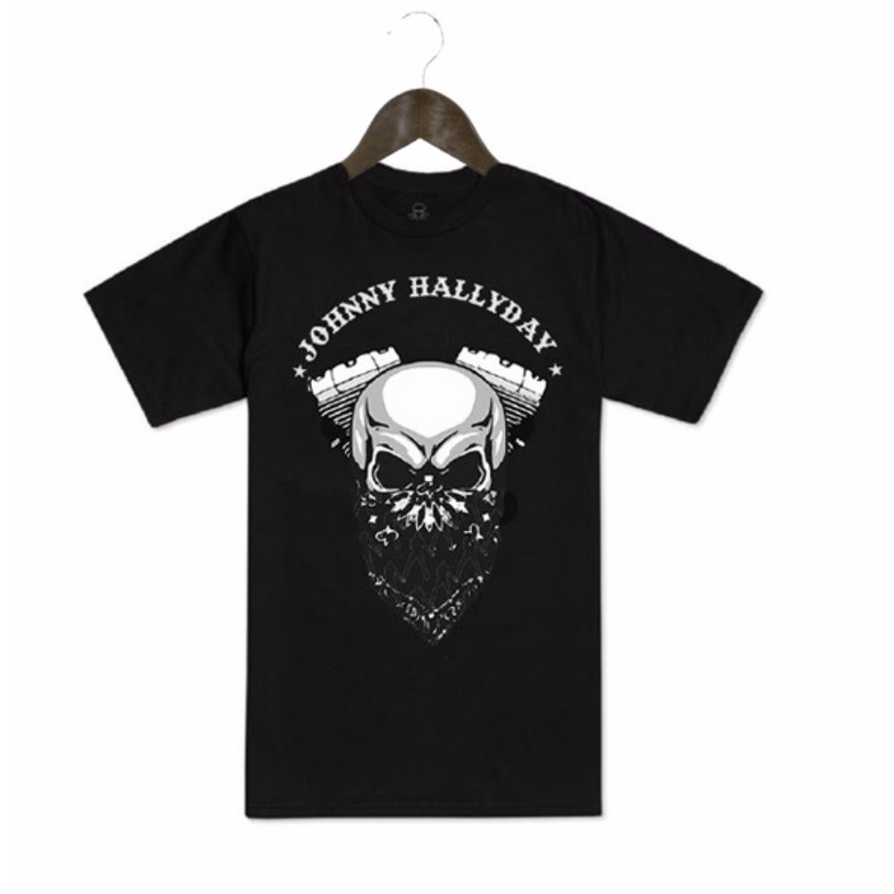 Tee-Shirt Homme Crâne - Johnny Hallyday