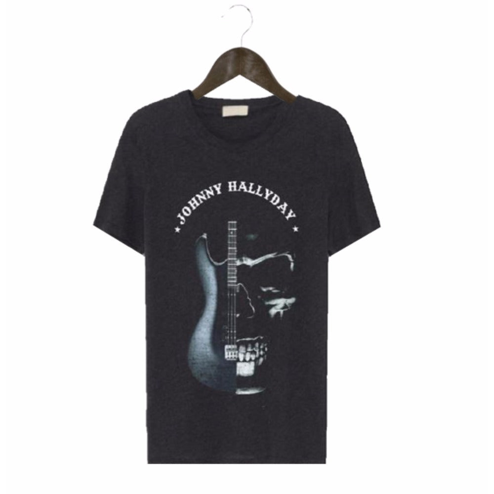 Tee-Shirt Homme Guitare - Johnny Hallyday