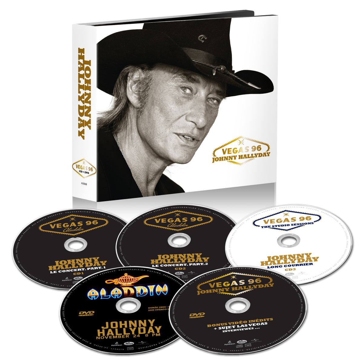VEGAS 96 - COFFRET 3CD + 2DVD LAS VEGAS 30ème ANNIVERSAIRE