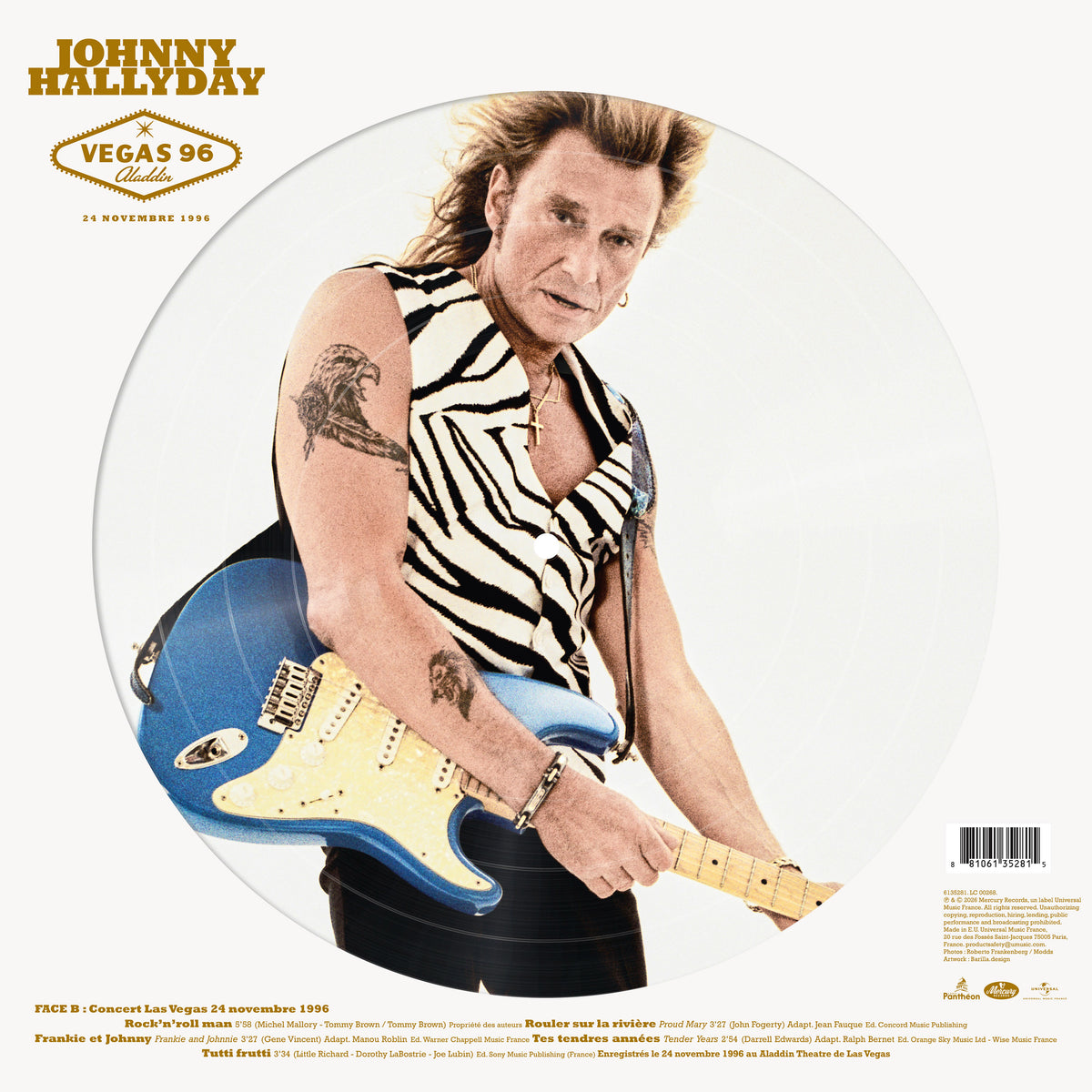 VEGAS 96 -  PICTURE VINYLE - EXCLUSIVITÉ BOUTIQUE