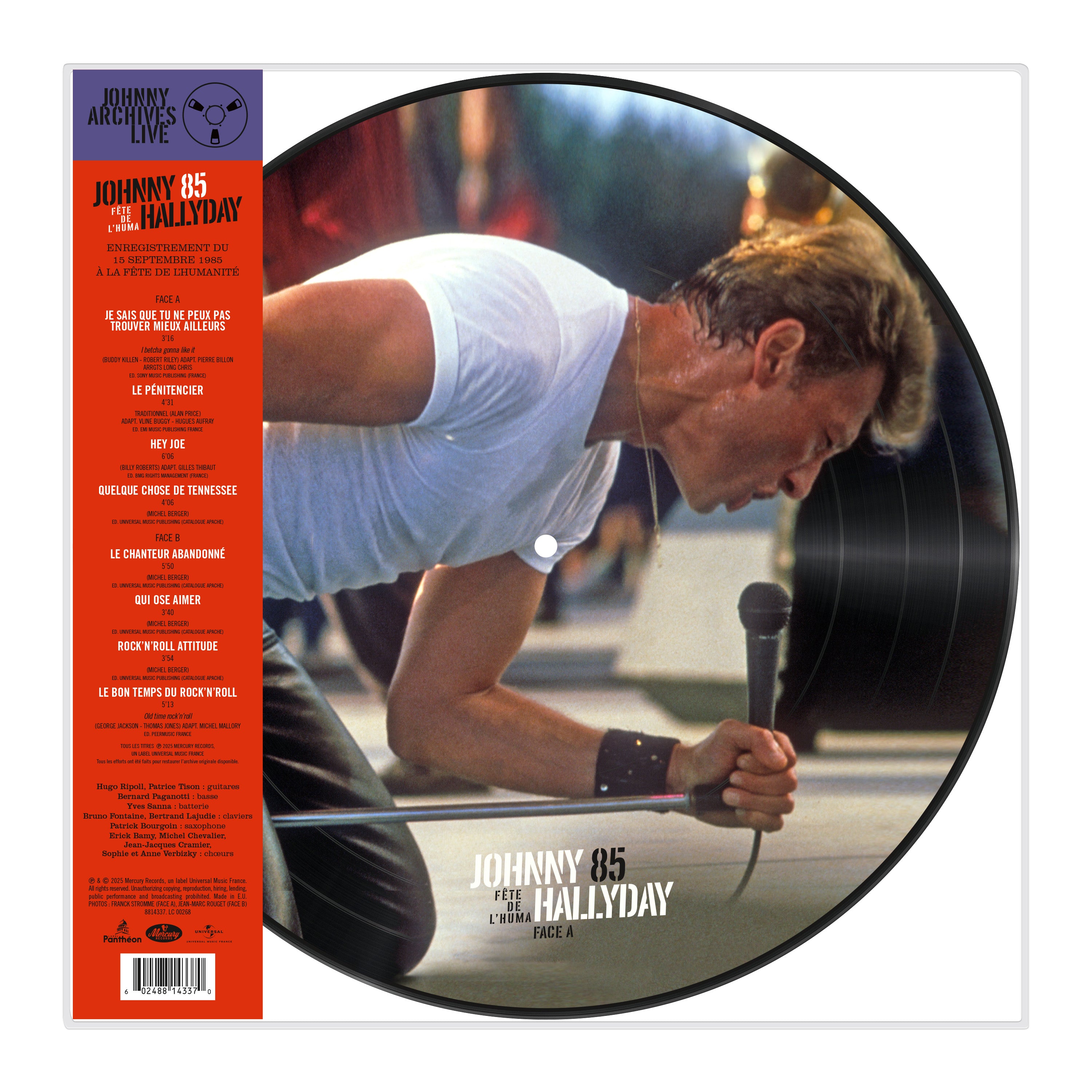 FÊTE DE L'HUMA 1985 - PICTURE VINYLE - TIRAGE LIMITÉ