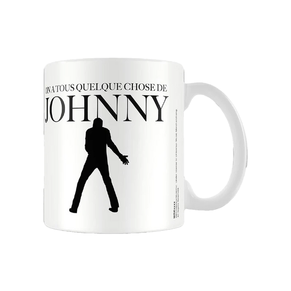 Mug Silhouette On a tous quelque chose de Johnny - Store Johnny Hallyday