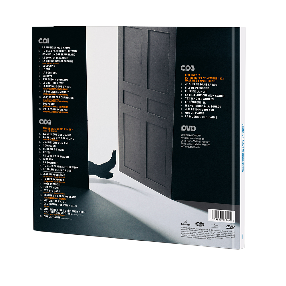 JOHNNY 73 COFFRET 3CD + 1DVD - tirage limité et numéroté