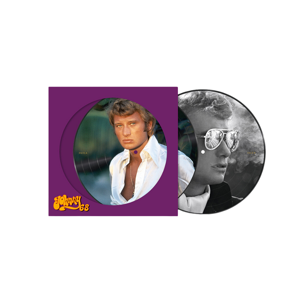 JOHNNY HALLYDAY 68 - Picture Vinyle