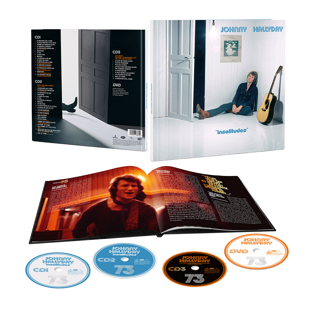 JOHNNY 73 COFFRET 3CD + 1DVD - tirage limité et numéroté