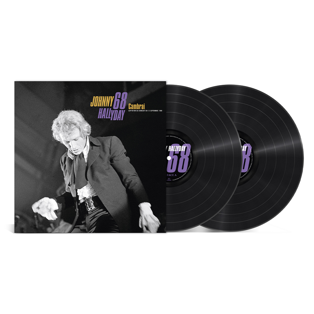 JOHNNY HALLYDAY 68 – Live Cambrai 68 Double Vinyle Limité et Numéroté