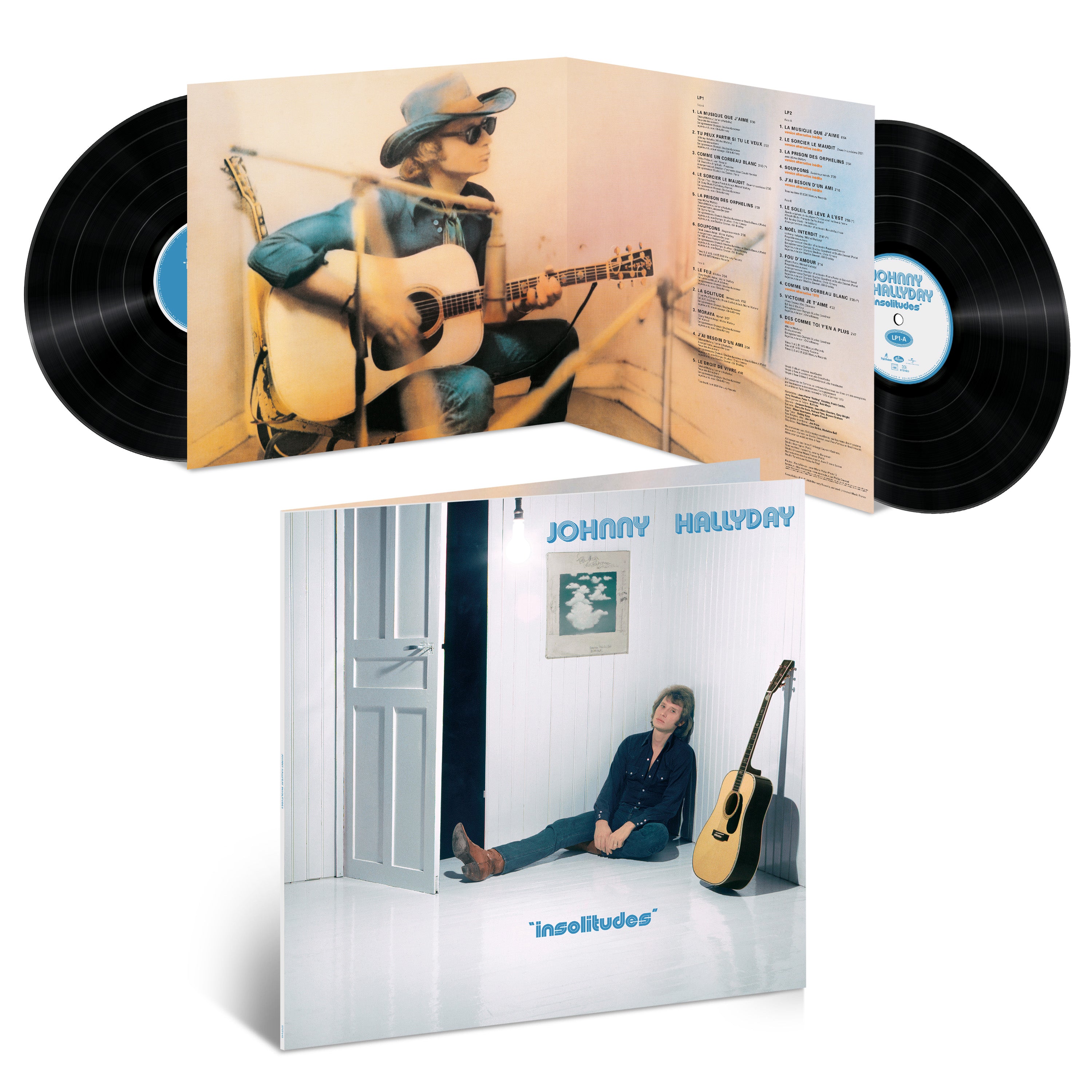 JOHNNY 73 - DOUBLE VINYLE INSOLITUDES - tirage limité et numéroté
