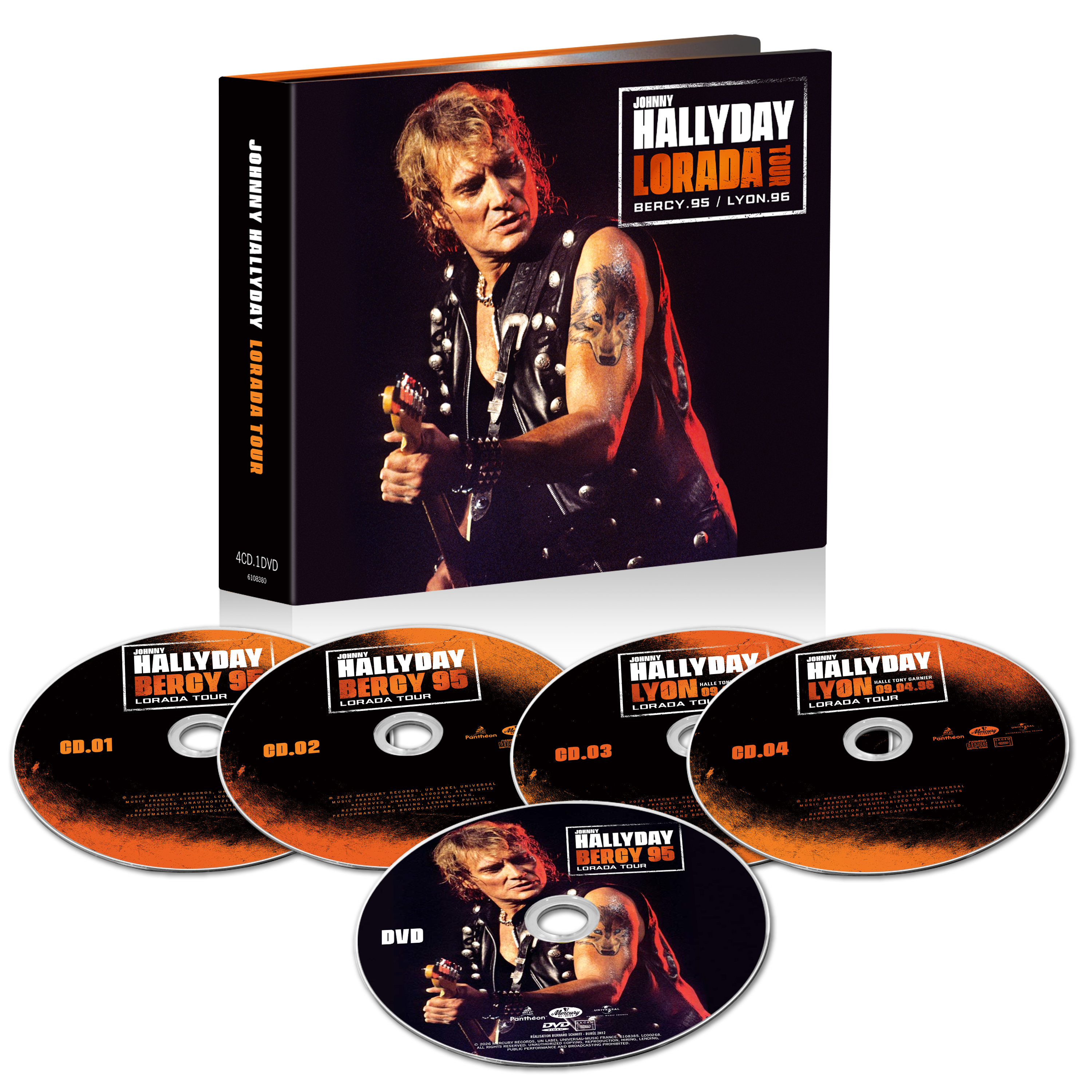 LORADA TOUR - COFFRET 4CD + 1DVD