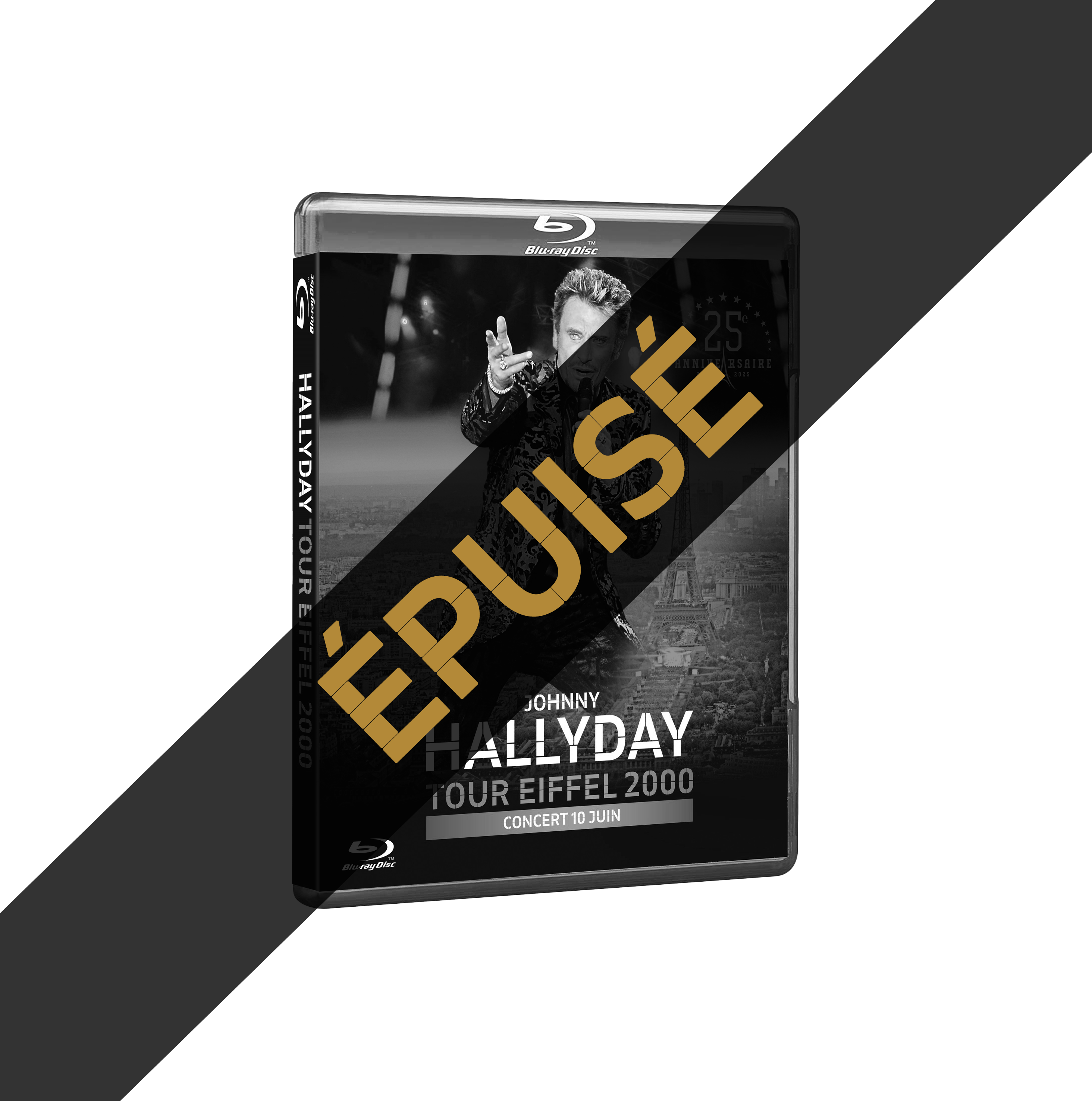 JOHNNY HALLYDAY BLURAY LIVE TOUR EIFFEL 2000