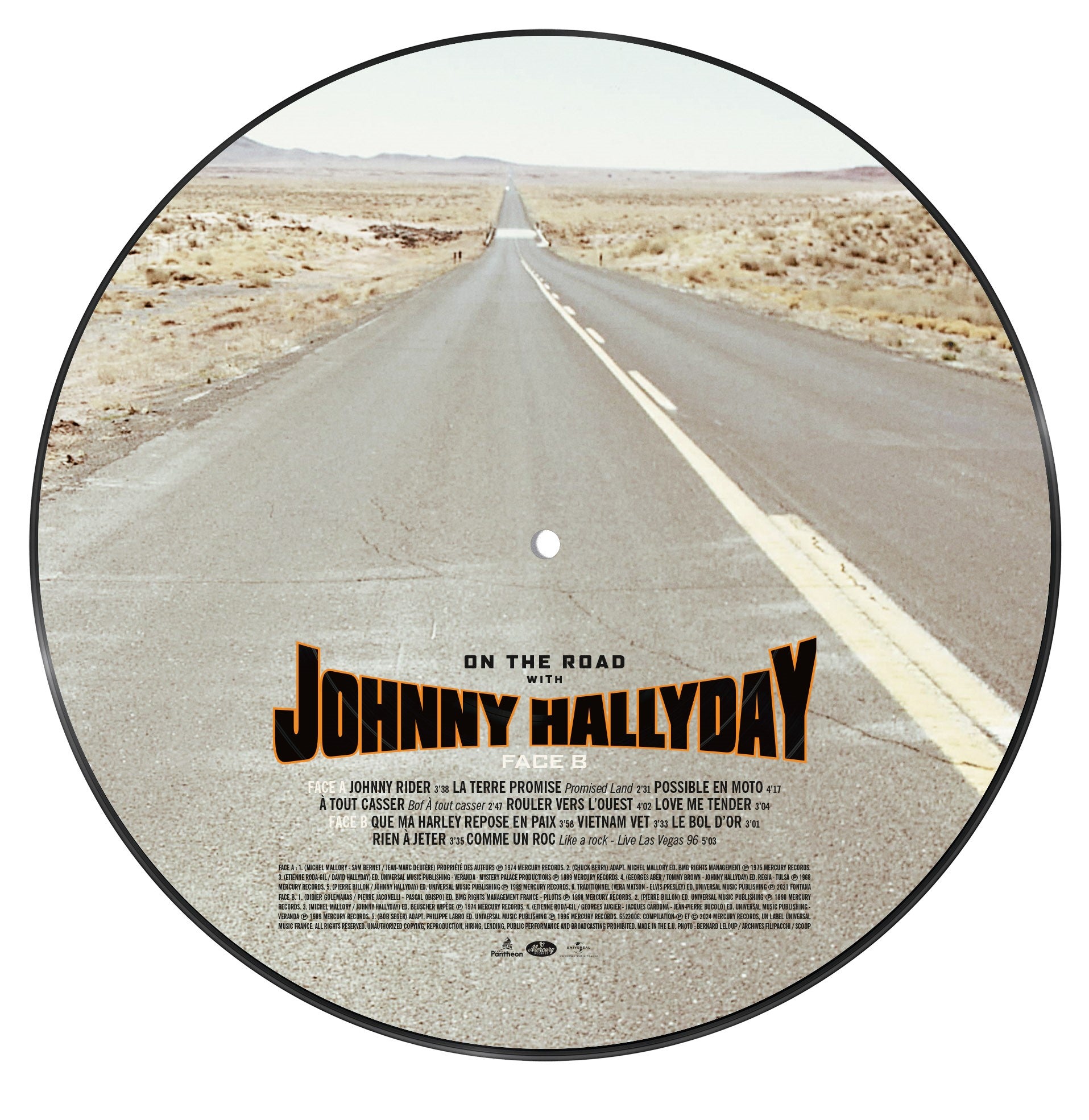 Picture vinyle - On the road with Johnny