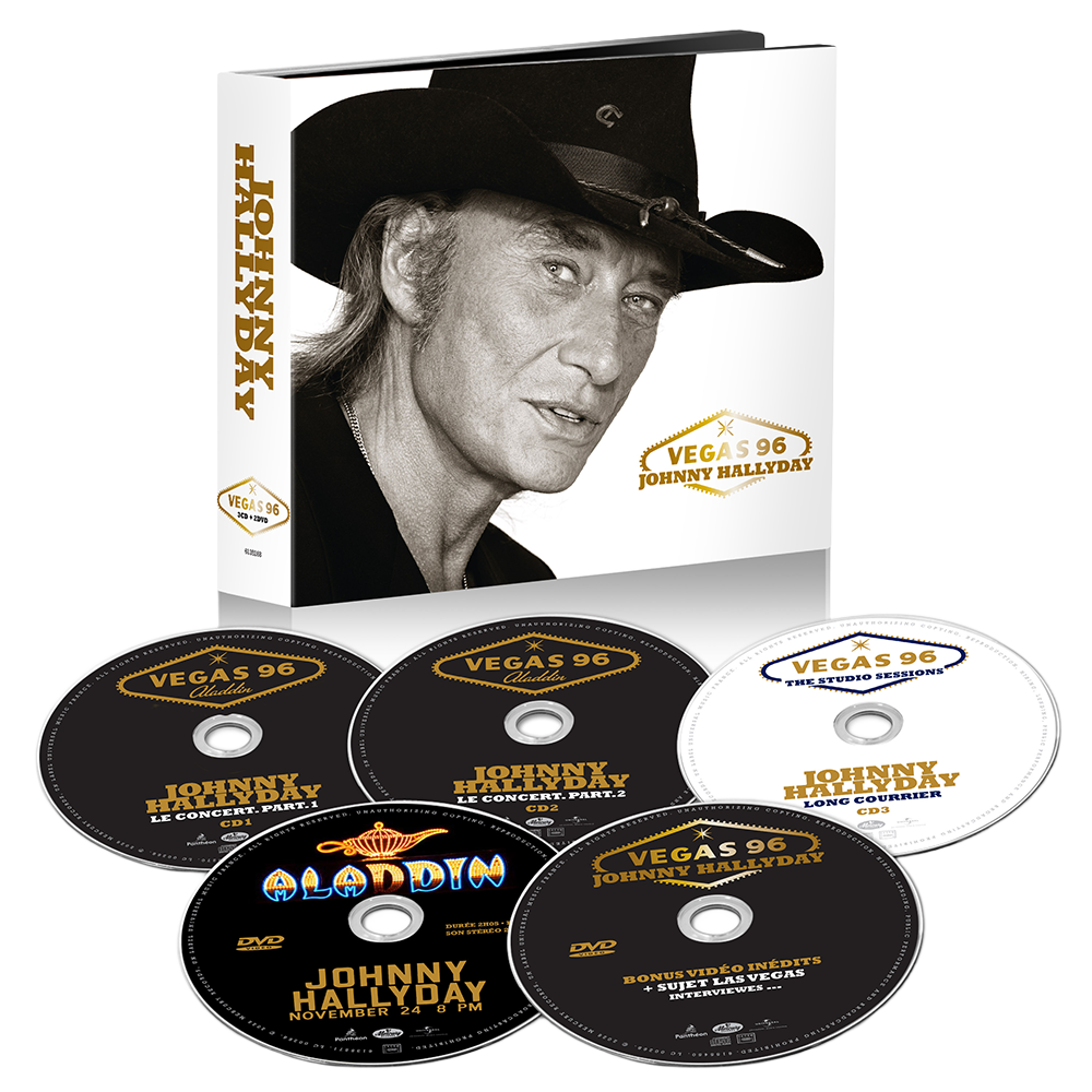 VEGAS 96 - COFFRET 3CD + 2DVD LAS VEGAS 30ème ANNIVERSAIRE