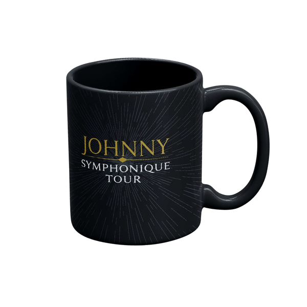 Mug Johnny Hallyday Motard - Céramique, Blanc - Passe Micro-ondes & Lave-Vaisselle - Garantie 5 Ans