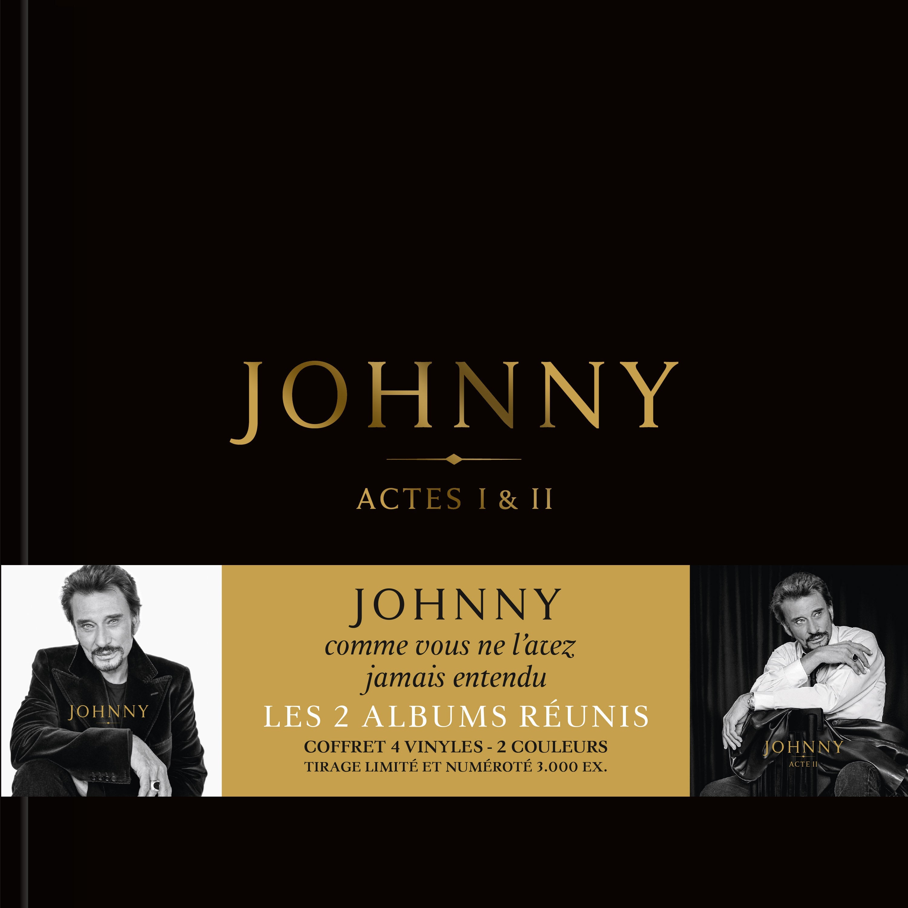 Johnny Acte 1 Acte 2 - Édition 4 vinyles couleur