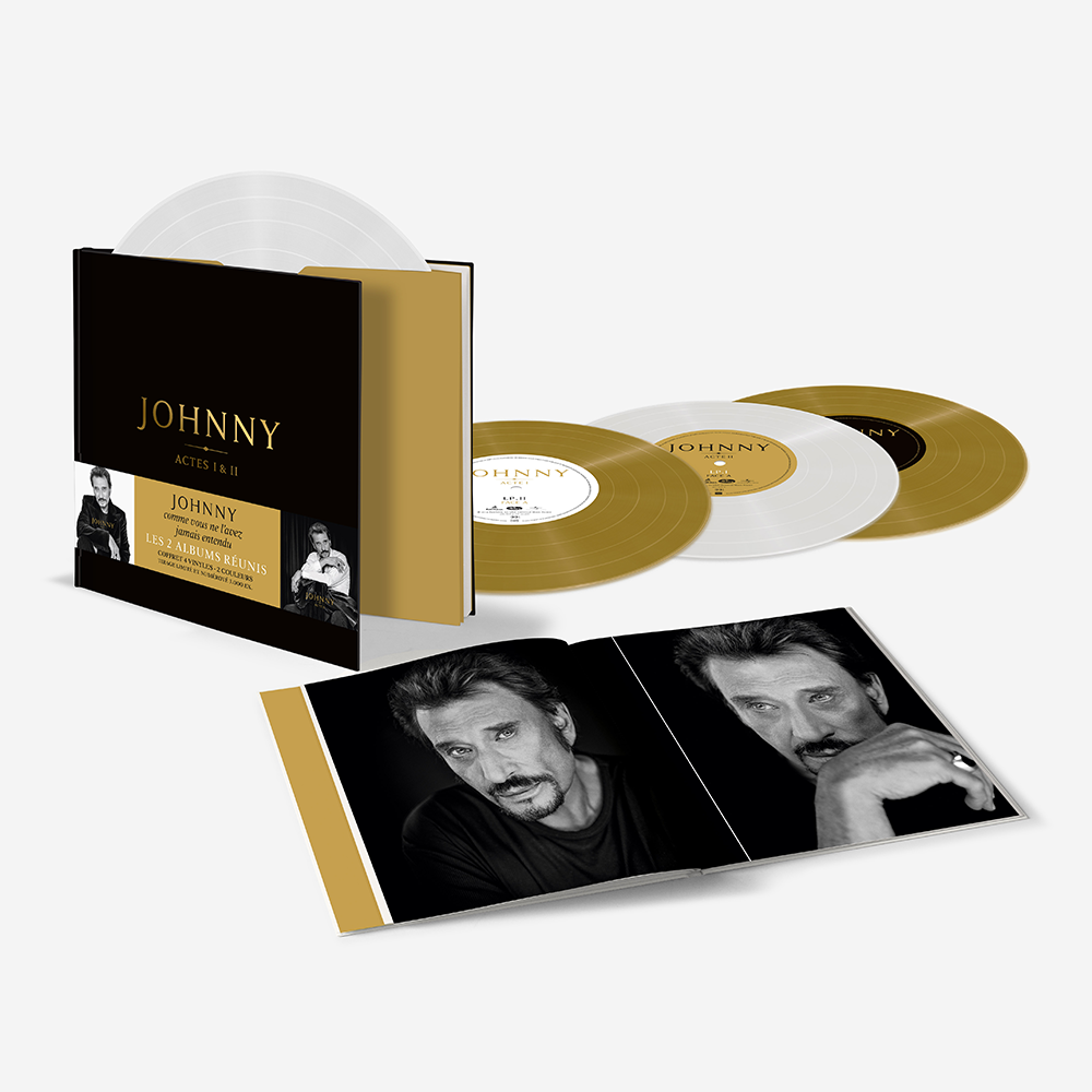 Johnny Acte 1 Acte 2 - Édition 4 vinyles couleur
