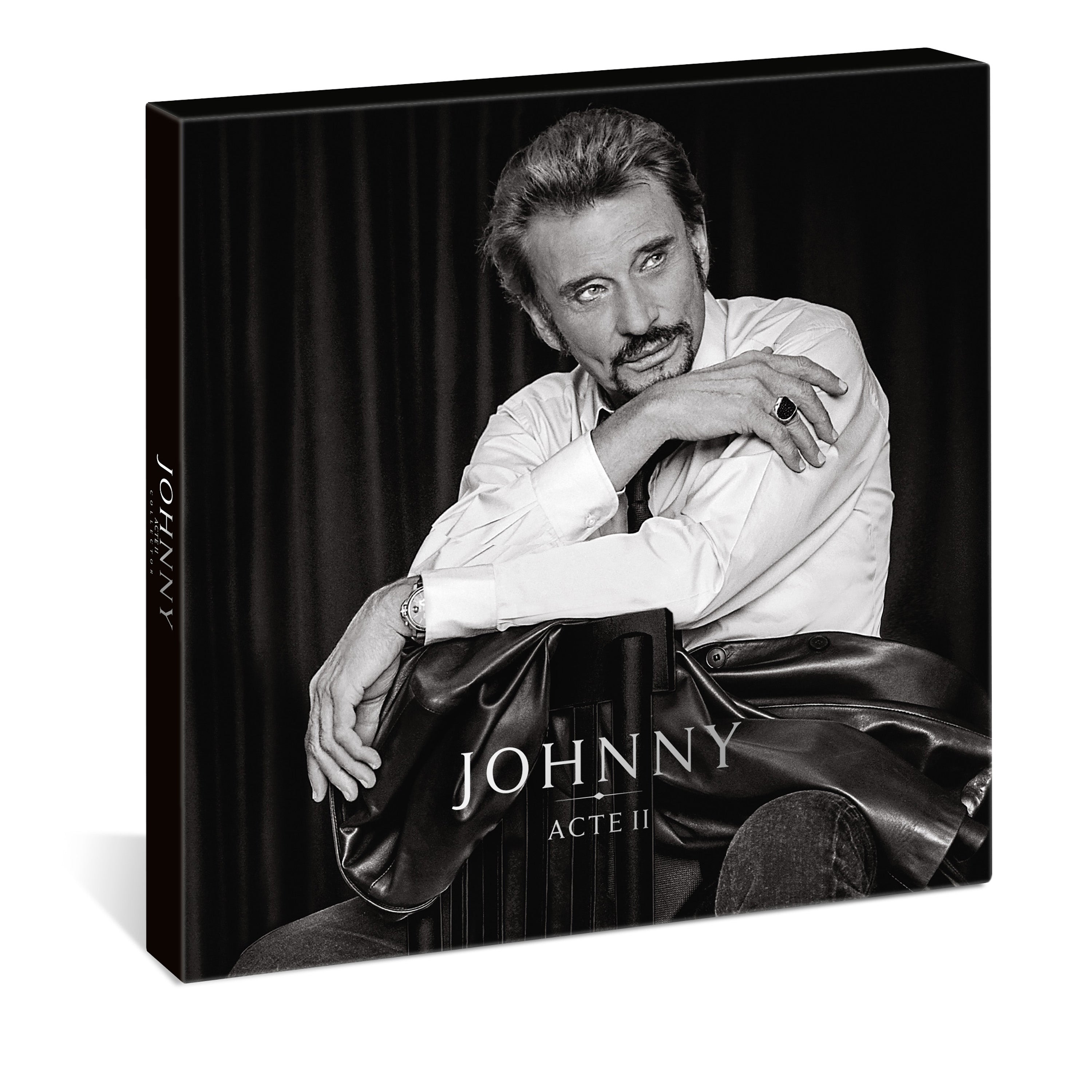JOHNNY ACTE II - Coffret Collector Double vinyle+CD+25 cm