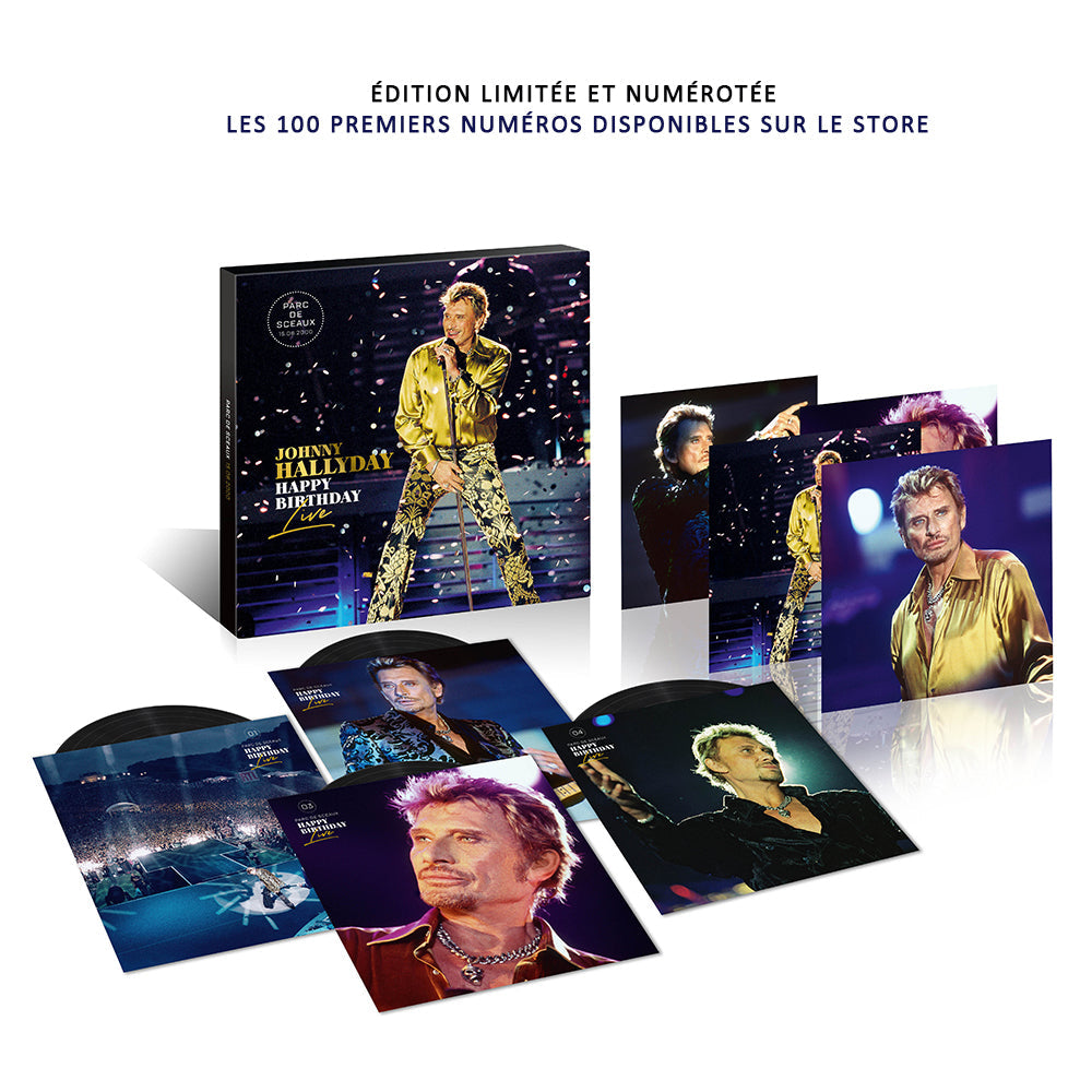 Happy Birthday Live | Coffret 4 vinyles - Parc de Sceaux 15.06.2000