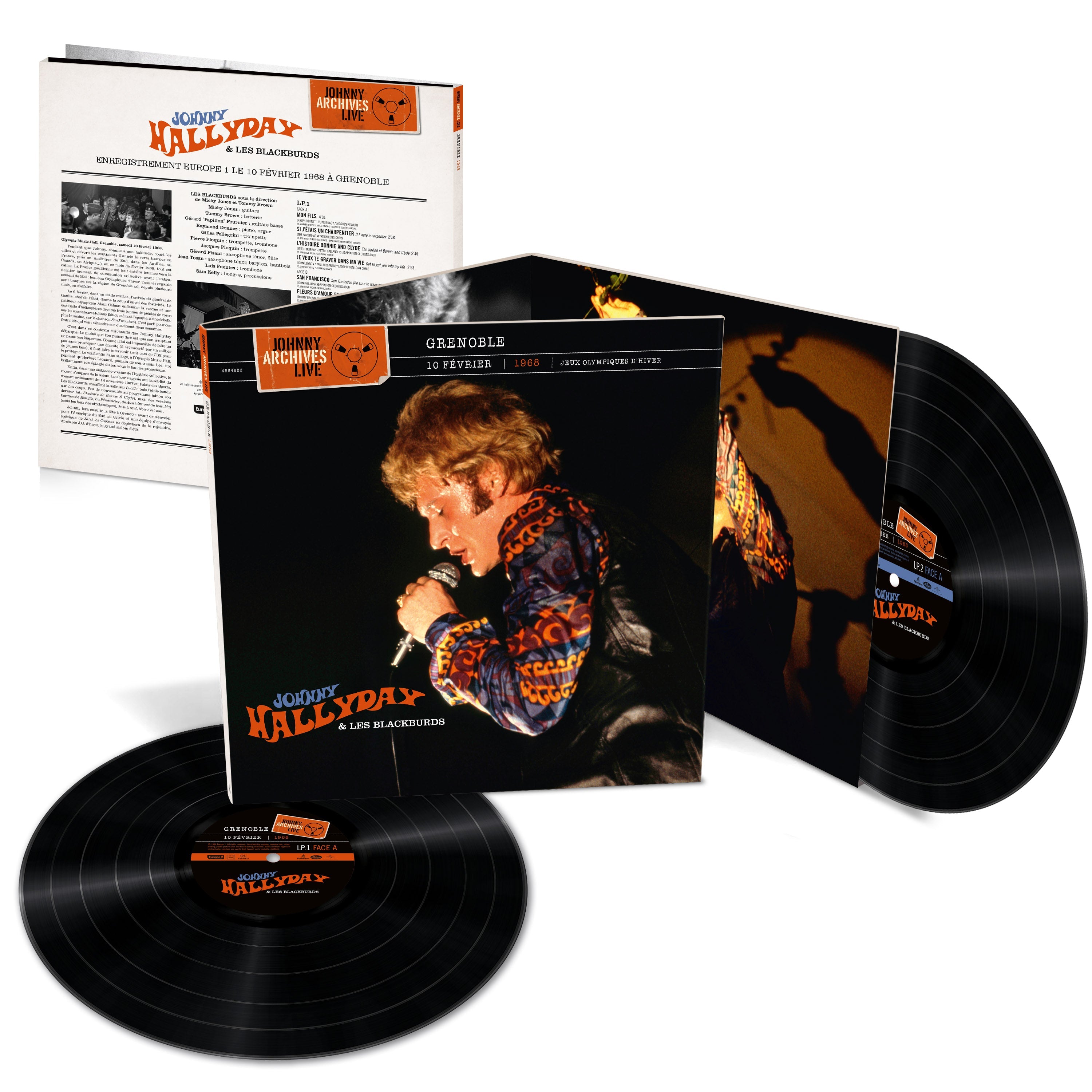 Grenoble 10 Février 1968 - Double vinyle et poster inclus