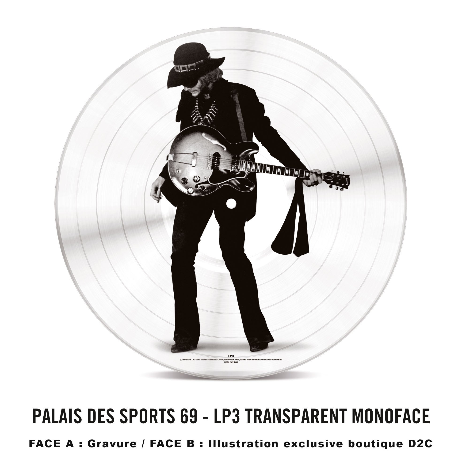 JOHNNY 69 | TRIPLE VINYLE COULEUR LIVE "PALAIS DES SPORTS" 26.04.1969