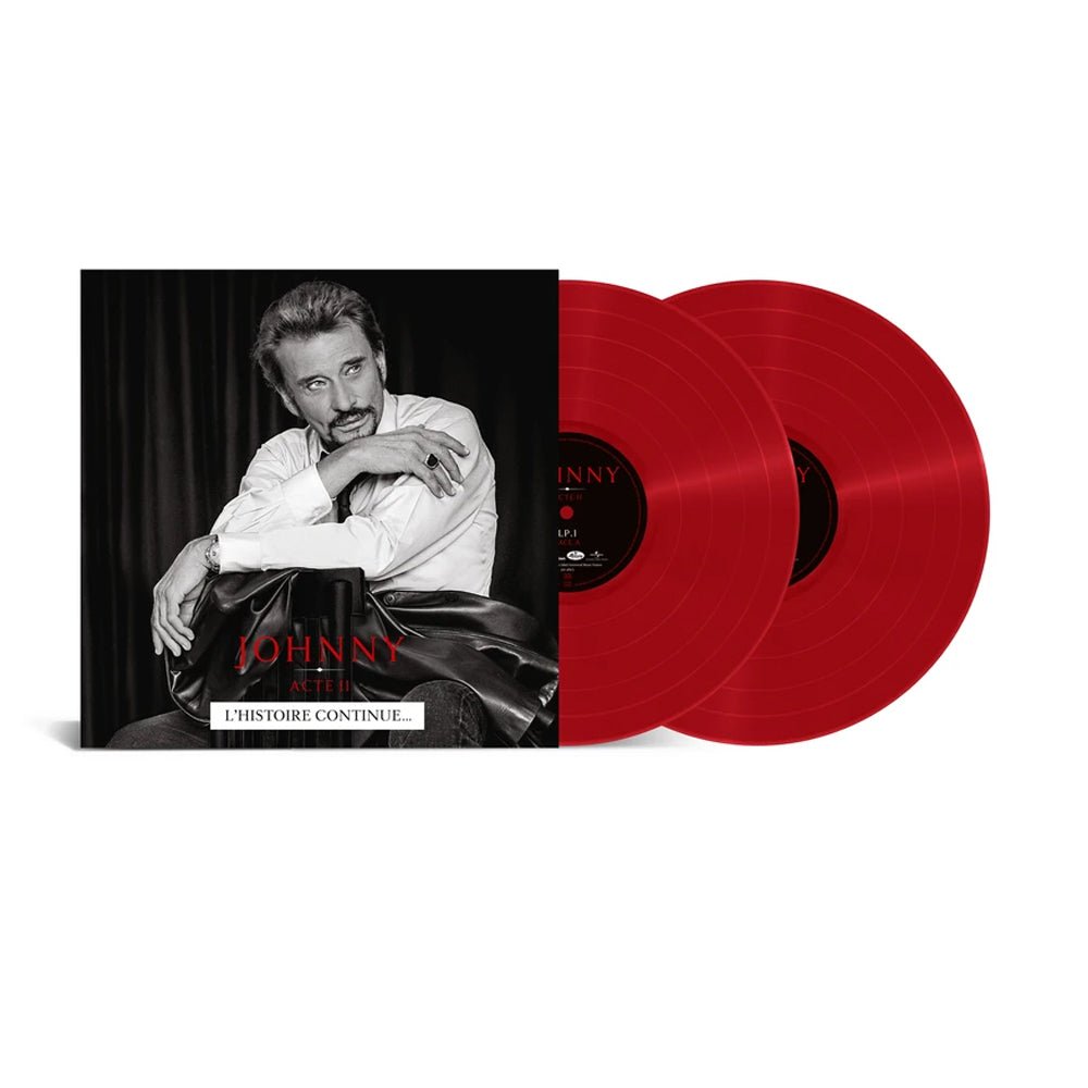 JOHNNY ACTE II - Double vinyle rouge numéroté